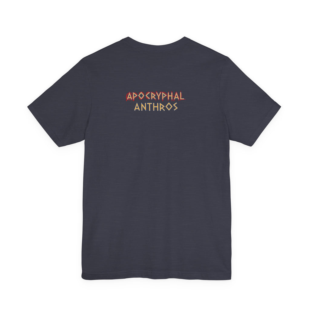 Apocryphal Anthros: Reliquary Cover Tee (Gold Title)
