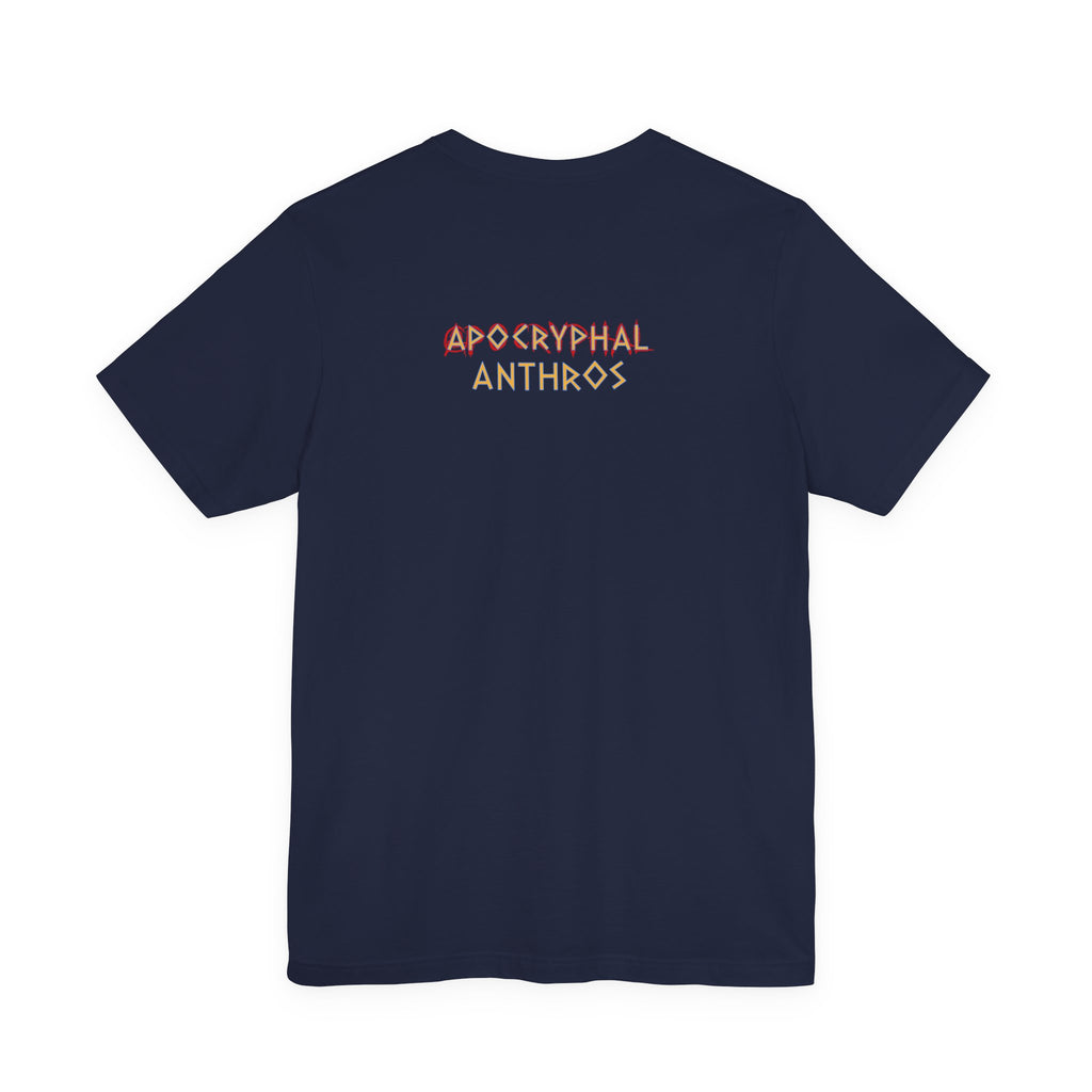 Apocryphal Anthros: Reliquary Cover Tee (Gold Title)