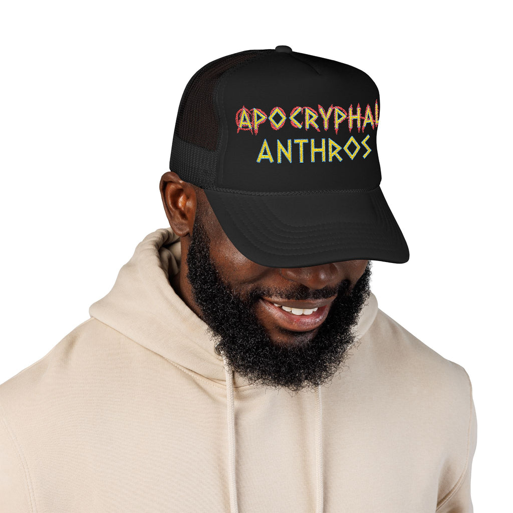 Apocryphal Anthros Trucker Hat (Gold Title)