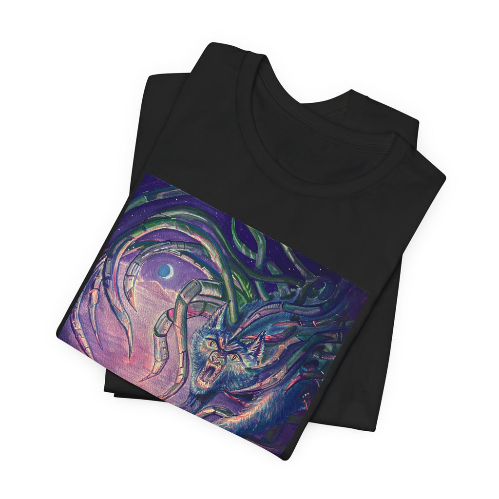 Apocryphal Anthros: Reliquary Cover Tee (Purple Title)