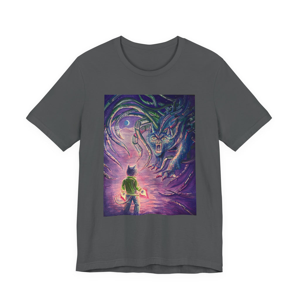 Apocryphal Anthros: Reliquary Cover Tee (Purple Title)