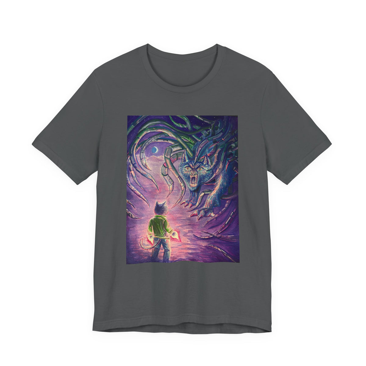 Apocryphal Anthros: Reliquary Cover Tee (Purple Title)