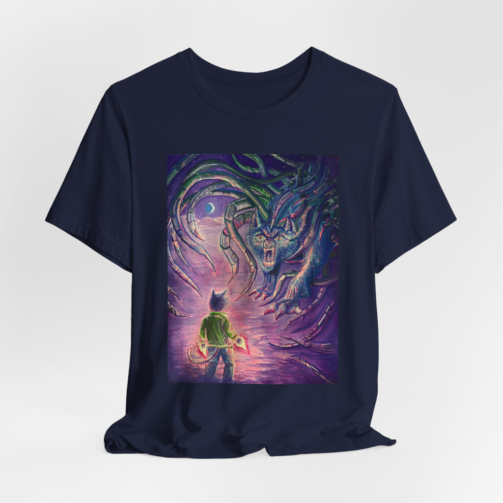 Apocryphal Anthros: Reliquary Cover Tee (Gold Title)