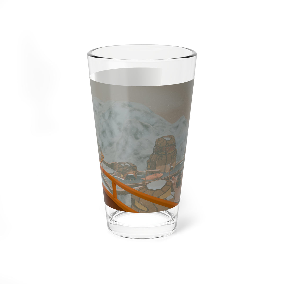 Haunted Space Hotel Glass – Stem Poster