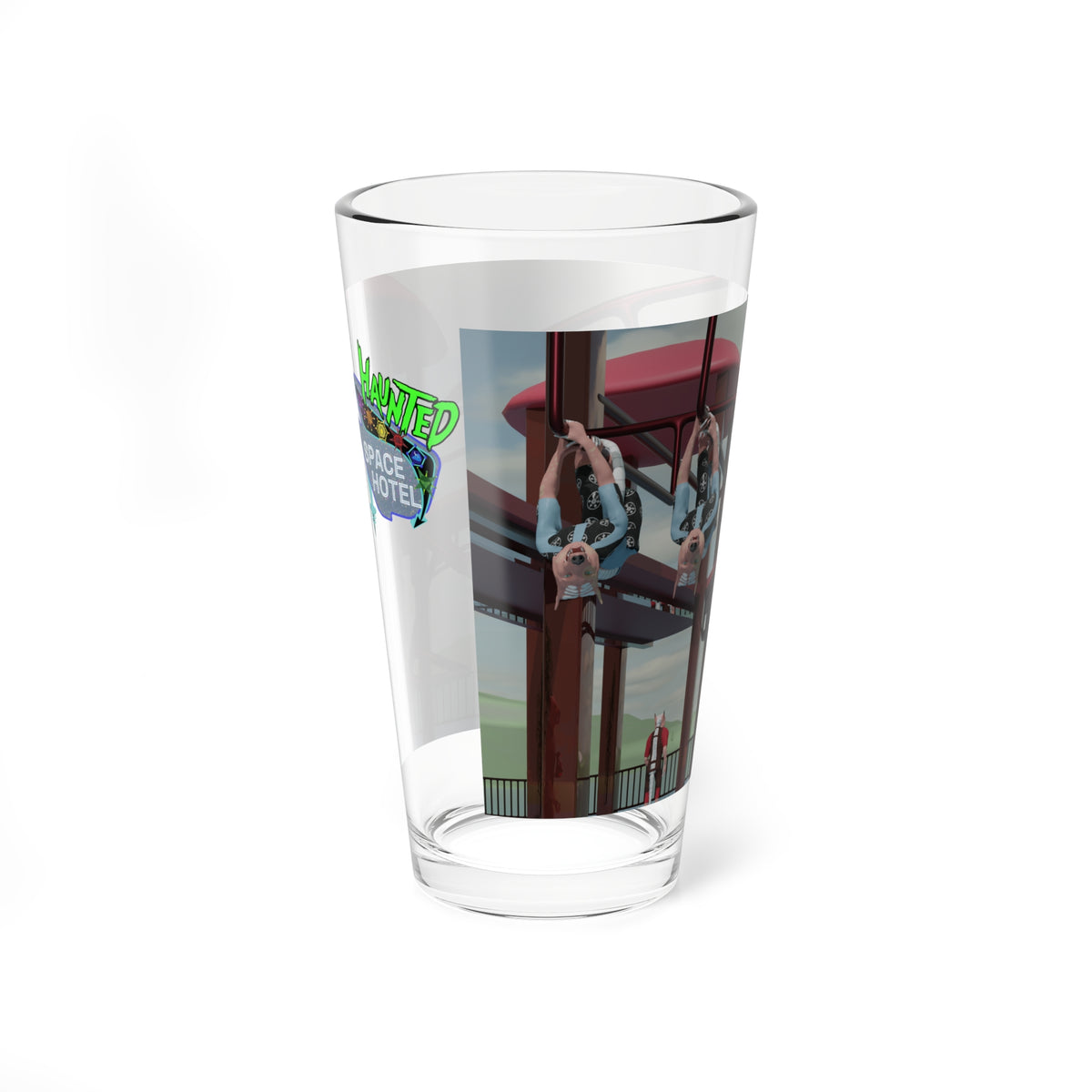 Haunted Space Hotel Glass – Dread Poster