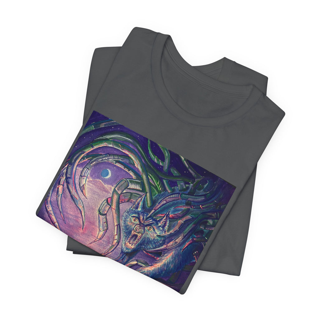 Apocryphal Anthros: Reliquary Cover Tee (Purple Title)