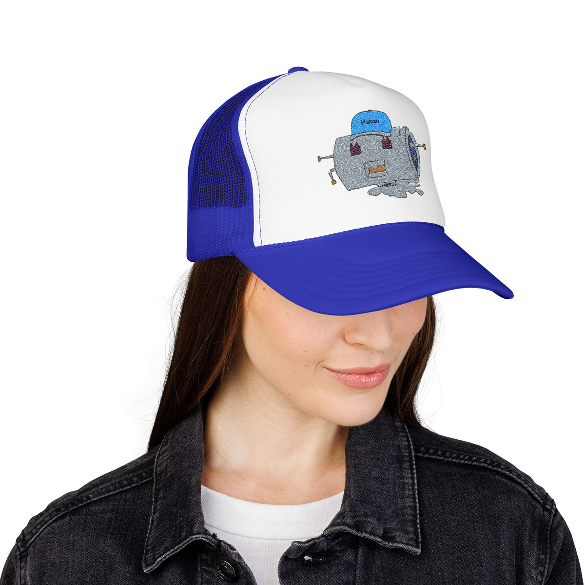 Large Language Murder Robot Trucker Hat