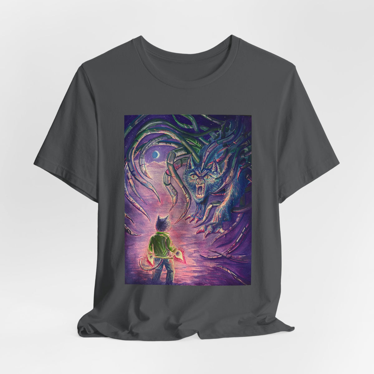 Apocryphal Anthros: Reliquary Cover Tee (Purple Title)