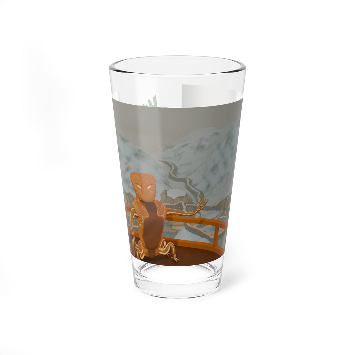 Haunted Space Hotel Glass – Stem Poster