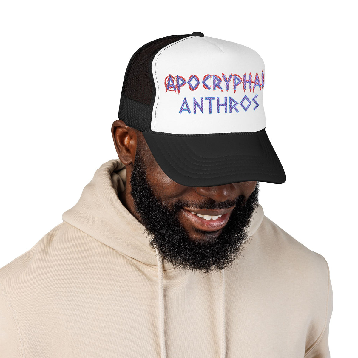 Apocryphal Anthros Trucker Hat (Purple Title)