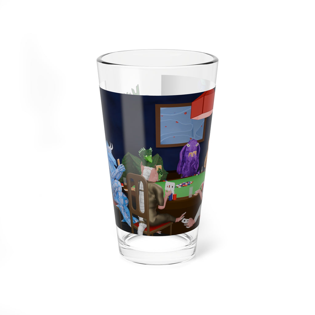 Haunted Space Hotel Glass - Dread Playing Poker