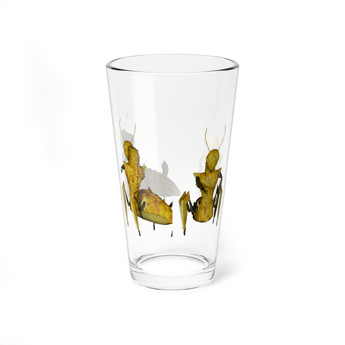 16oz Mixing Glass – Hex HSH Guest, Four Views