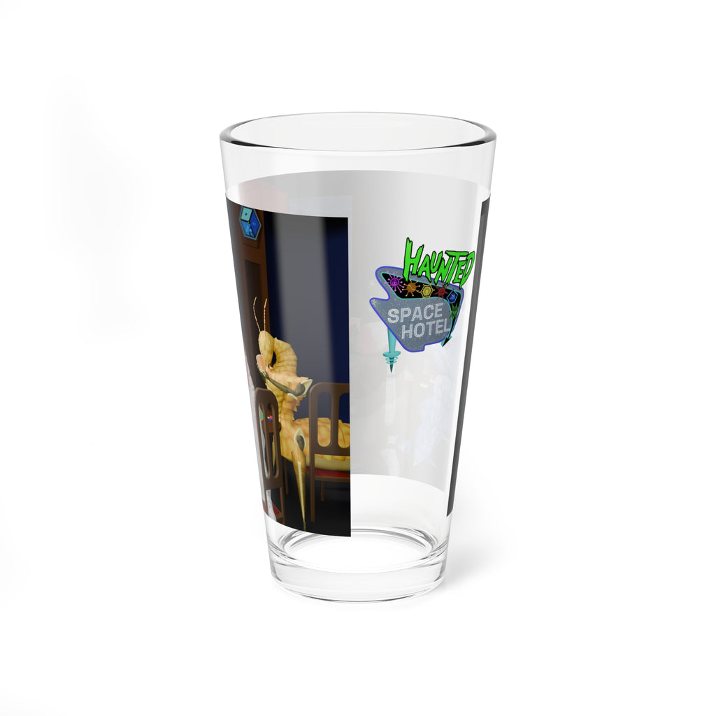 Haunted Space Hotel Glass - Dread Playing Poker