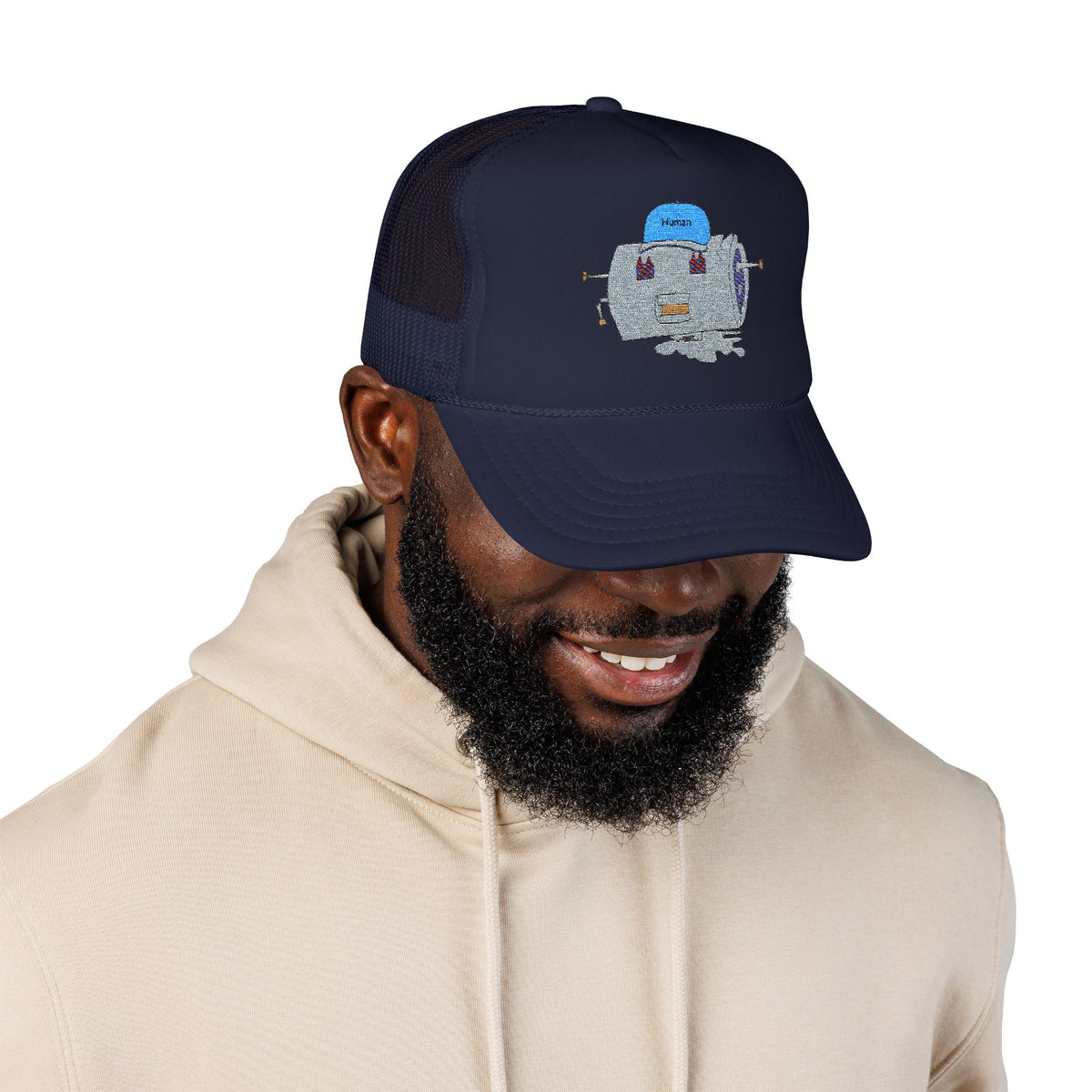 Large Language Murder Robot Trucker Hat