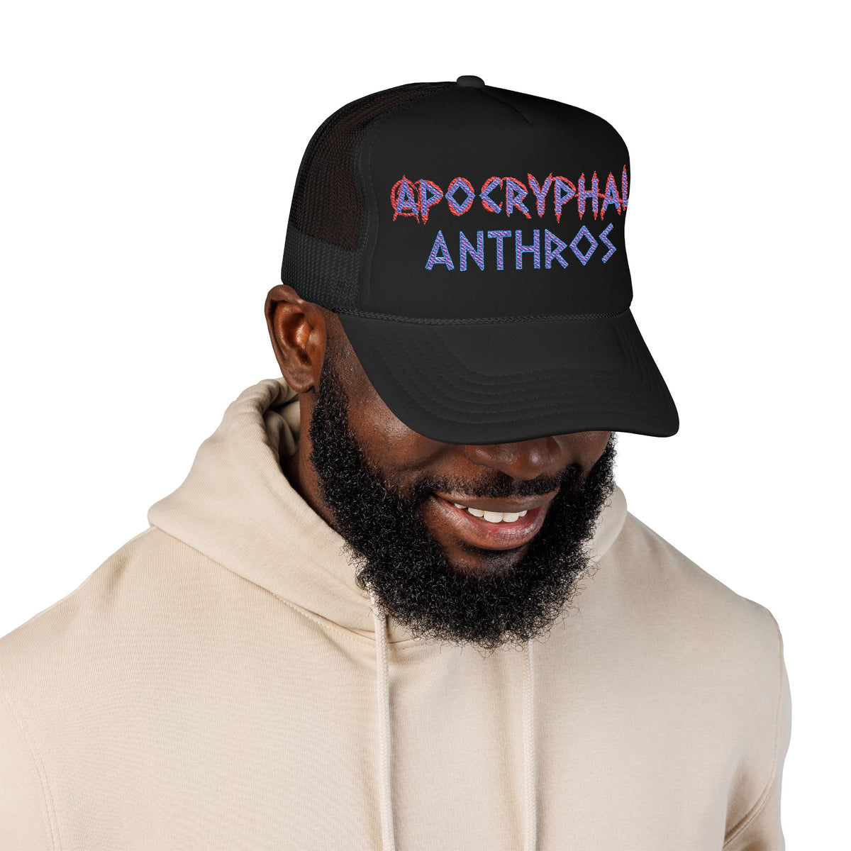 Apocryphal Anthros Trucker Hat (Purple Title)