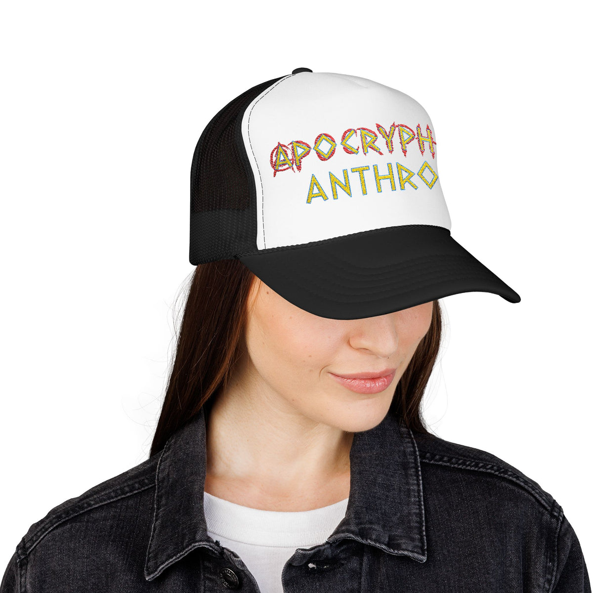 Apocryphal Anthros Trucker Hat (Gold Title)