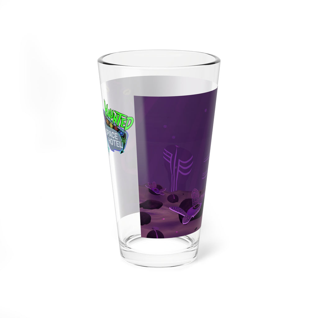 Haunted Space Hotel Glass – Deep Poster