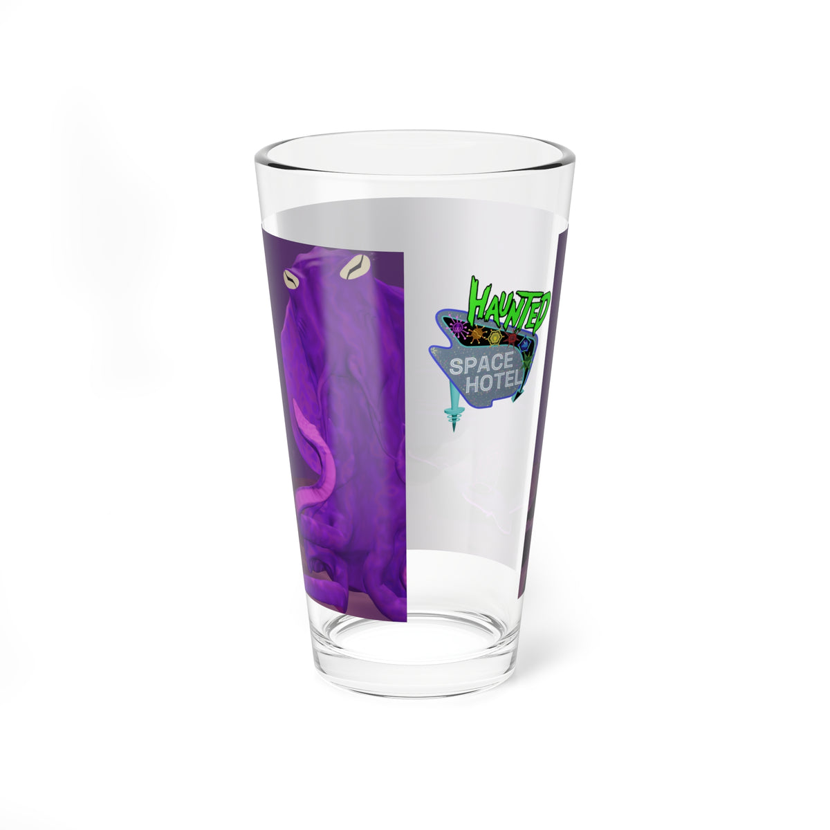 Haunted Space Hotel Glass – Deep Poster