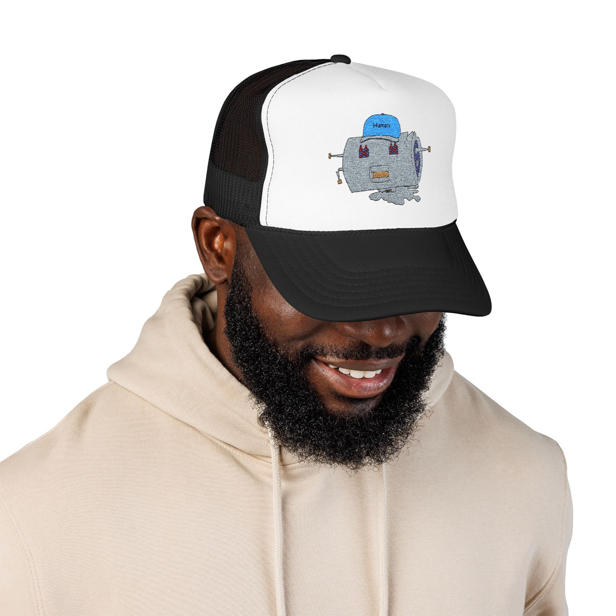 Large Language Murder Robot Trucker Hat