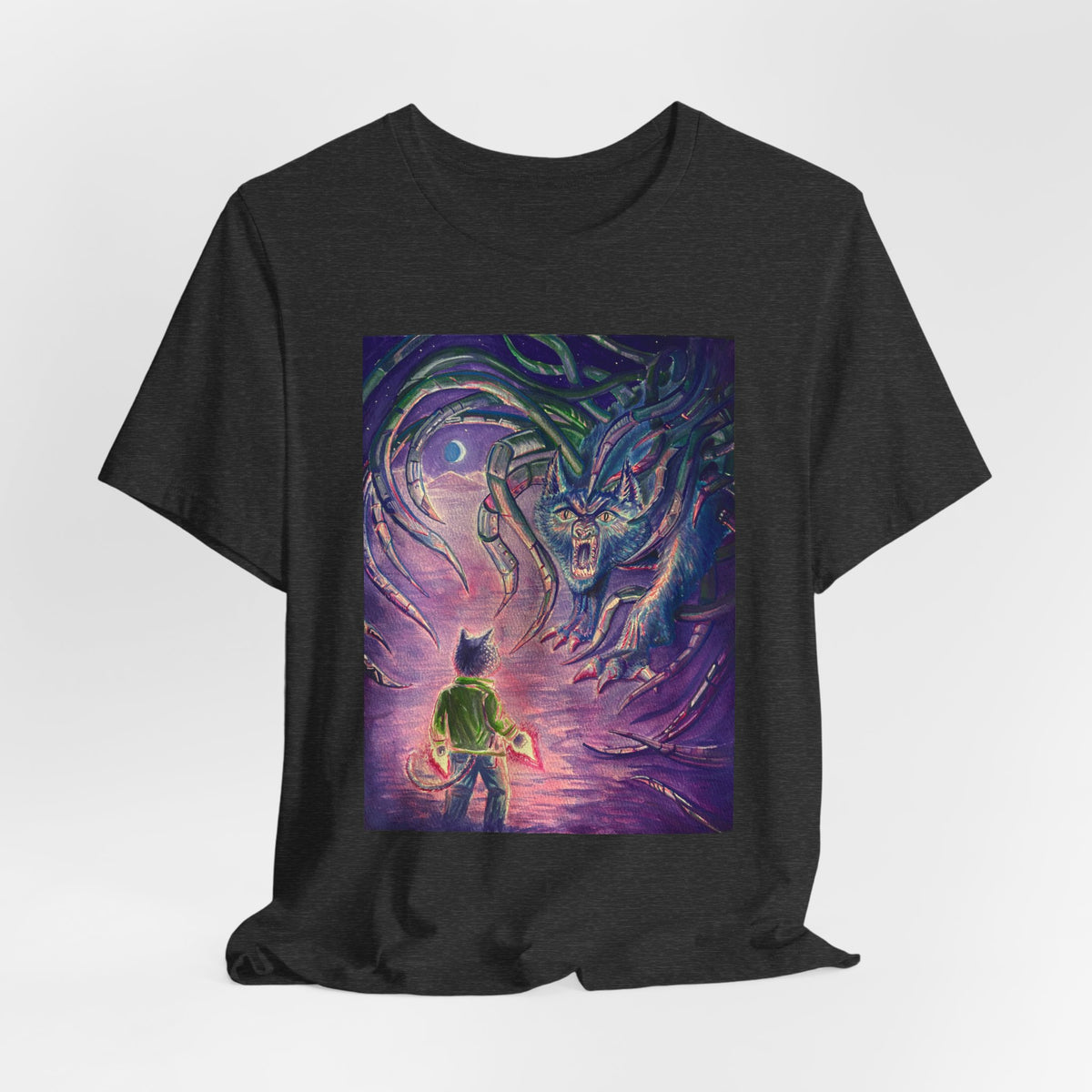 Apocryphal Anthros: Reliquary Cover Tee (Purple Title)