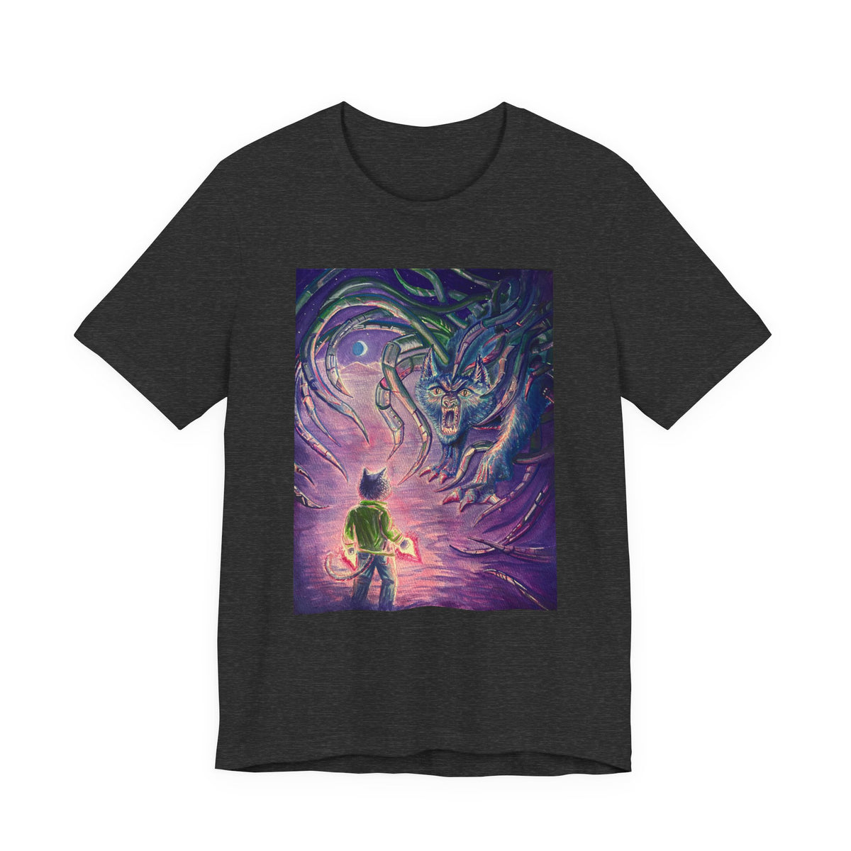 Apocryphal Anthros: Reliquary Cover Tee (Purple Title)