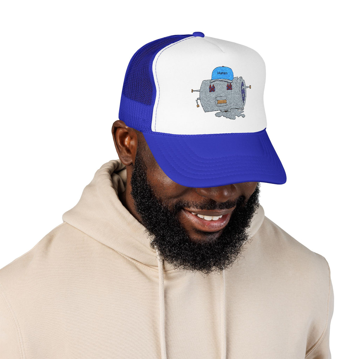 Large Language Murder Robot Trucker Hat