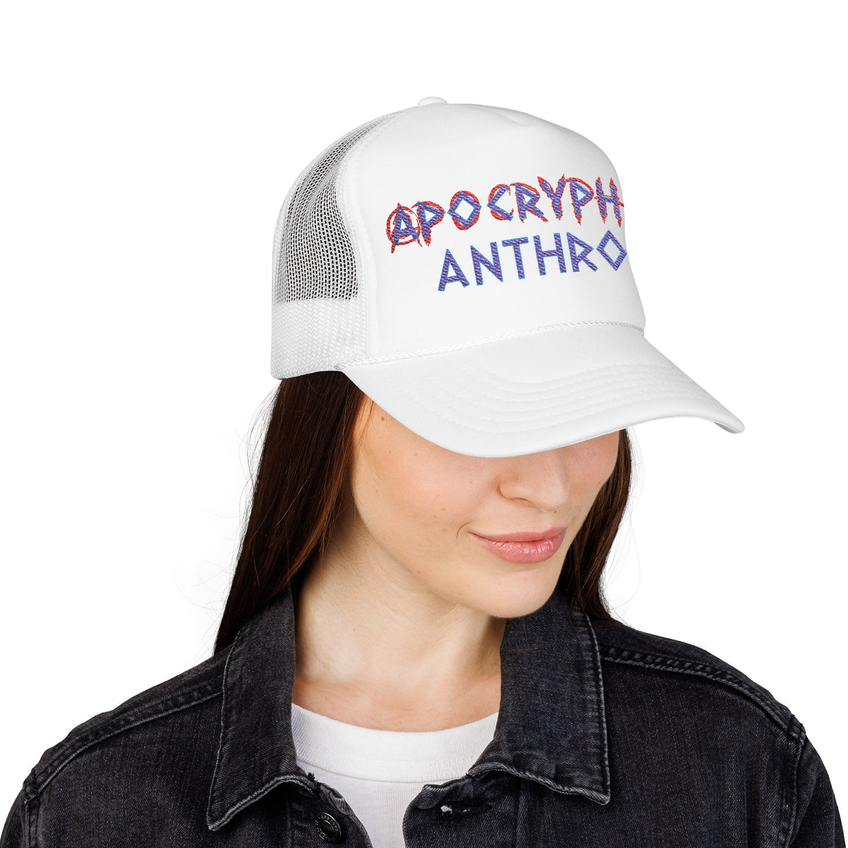 Apocryphal Anthros Trucker Hat (Purple Title)