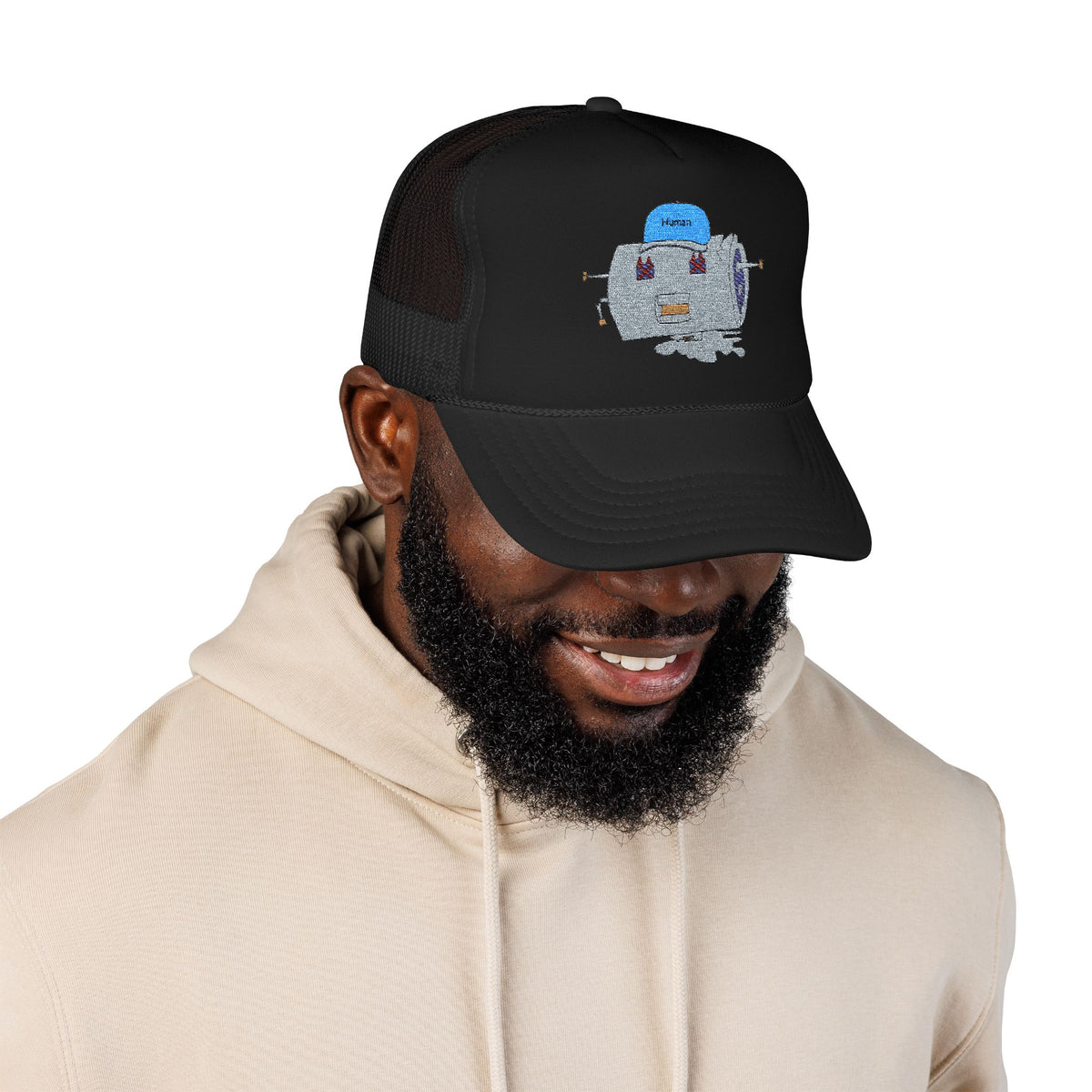 Large Language Murder Robot Trucker Hat