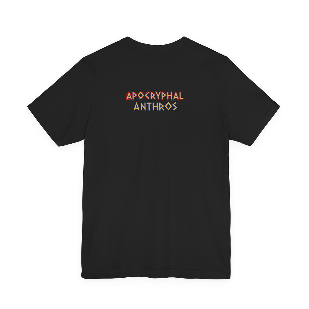Apocryphal Anthros: Reliquary Cover Tee (Gold Title)