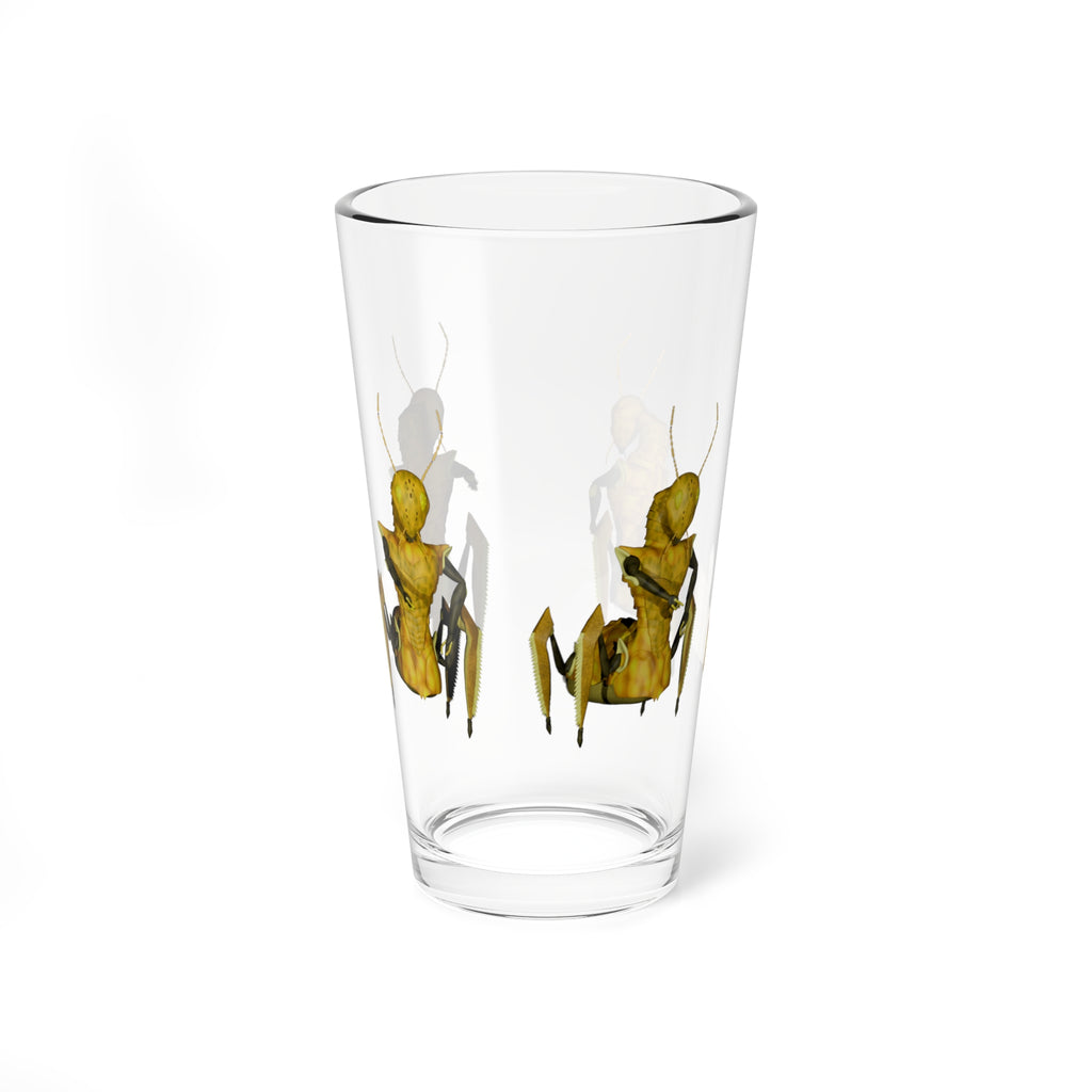16oz Mixing Glass – Hex HSH Guest, Four Views