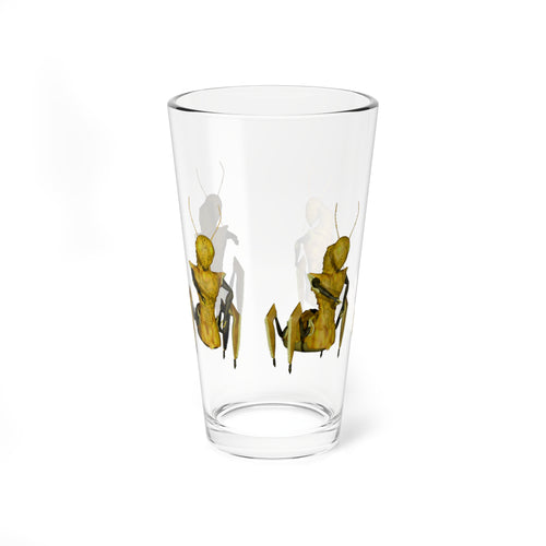 16oz Mixing Glass – Hex HSH Guest, Four Views