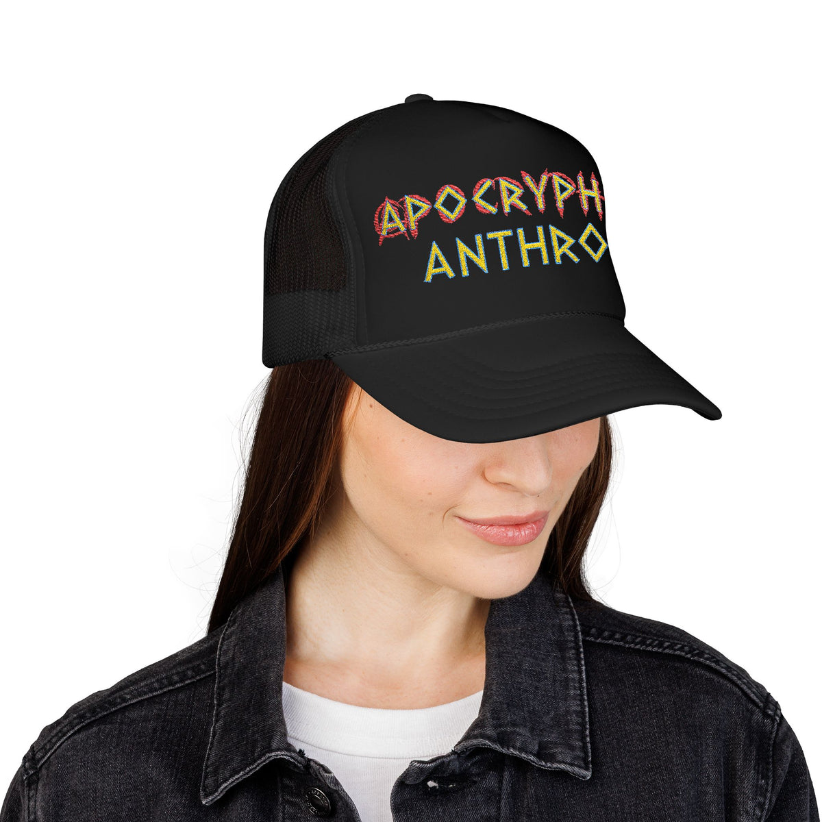 Apocryphal Anthros Trucker Hat (Gold Title)