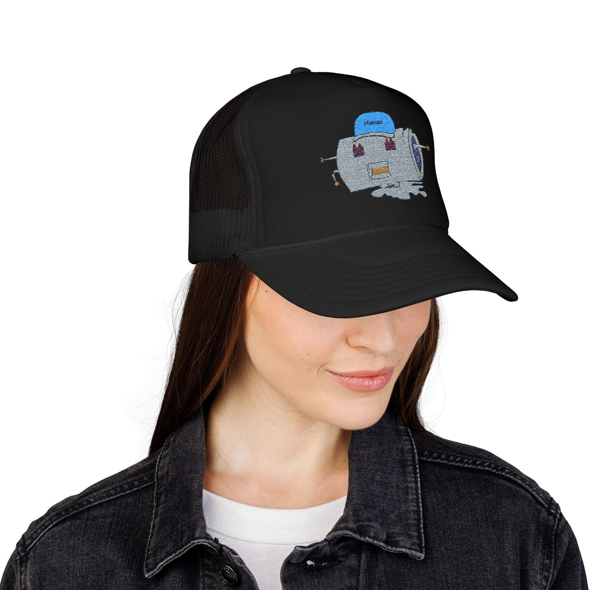 Large Language Murder Robot Trucker Hat