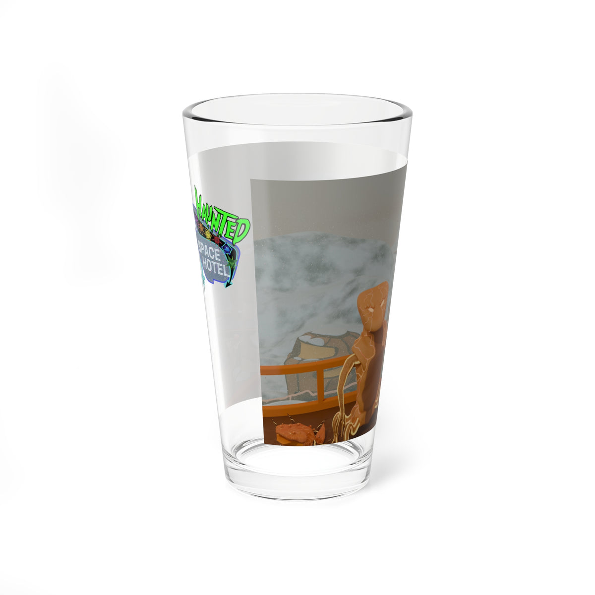 Haunted Space Hotel Glass – Stem Poster