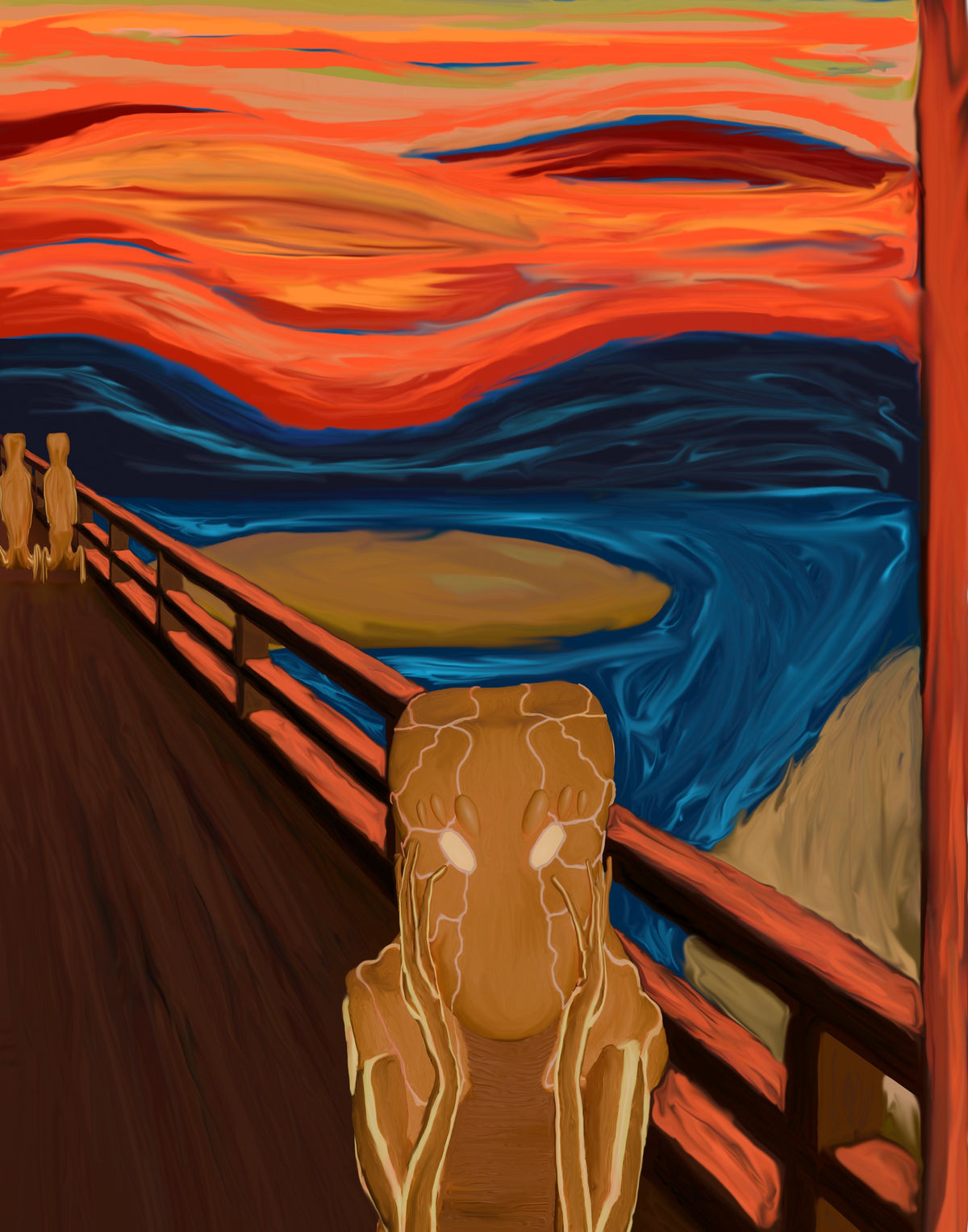 Scream, Gallery Canvas, 11 x 14 in